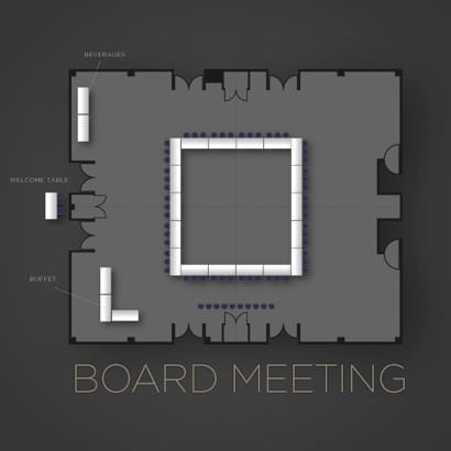 Board Meeting Floor Plan