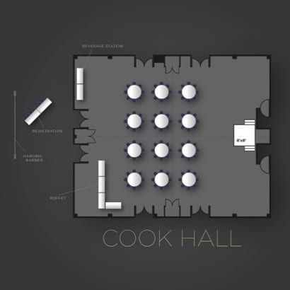 Cook Hall Floor Plan